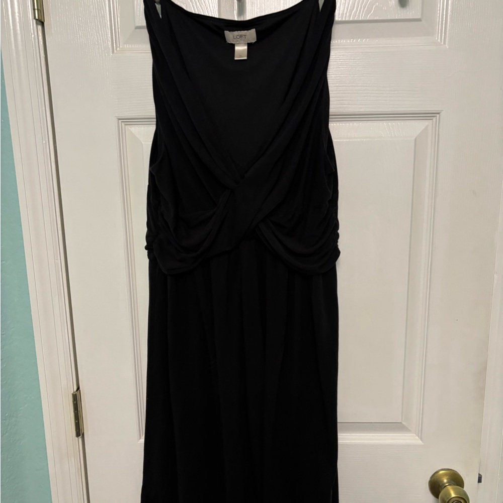 LOFT Women's Black Dress XL